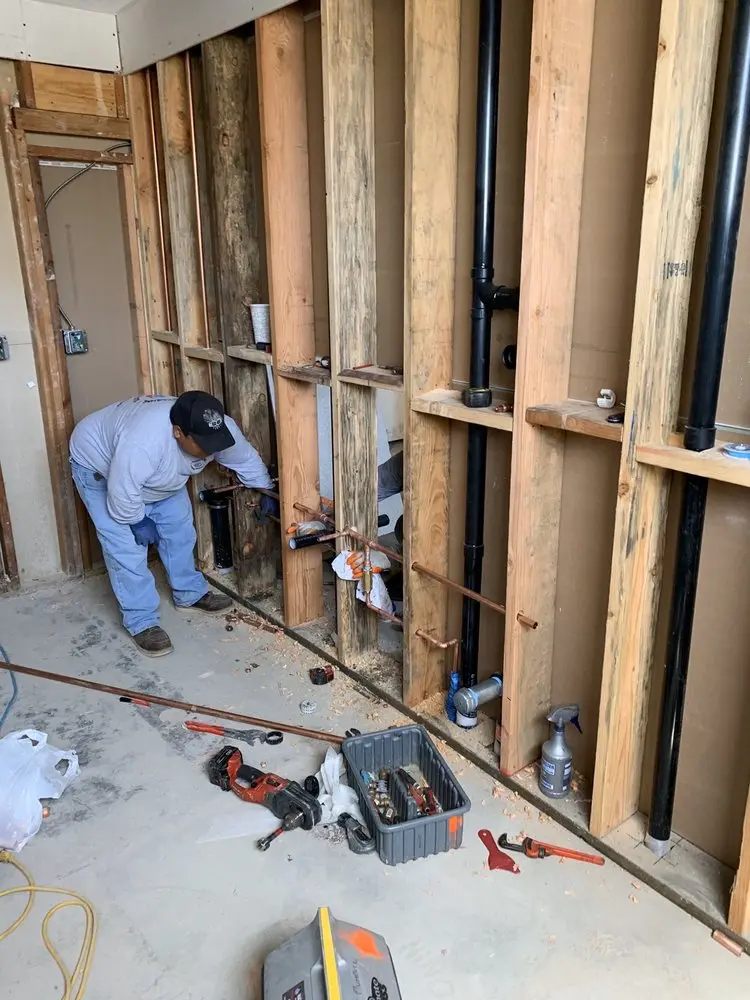 Commercial rough-in plumbing for Trenchless Sewer Repair in Westfield Village